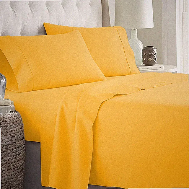 100% Cotton Gorgeous Gold Bedding Collection 1200 TC Select Item & Pattern