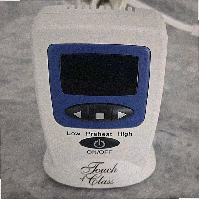 Touch of Class Bed Warmer Controller Electronic Heat Settings White Blue
